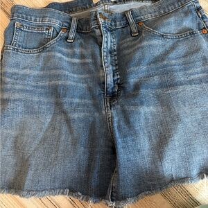 Madewell High Waisted Women’s Denim Shorts